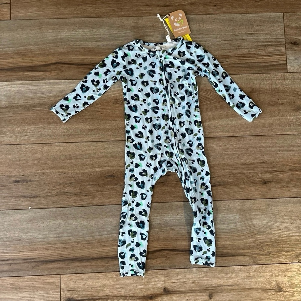 Leopard Print Kids Bamboo One Piece